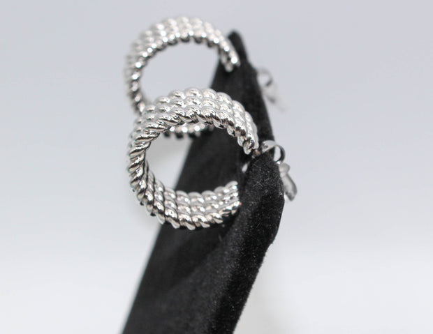 Silver Hoop earrings