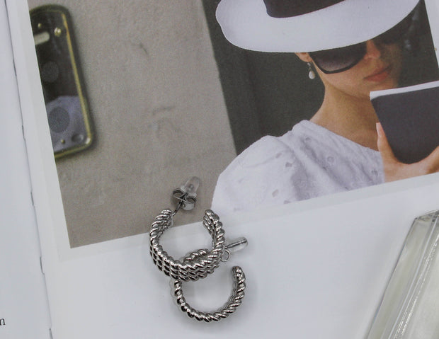Silver Hoop earrings
