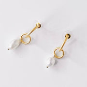 gold party earrings